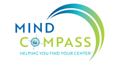 A logo of the mind compass.